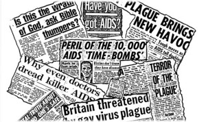 80s AIDS Newspaper Headlines